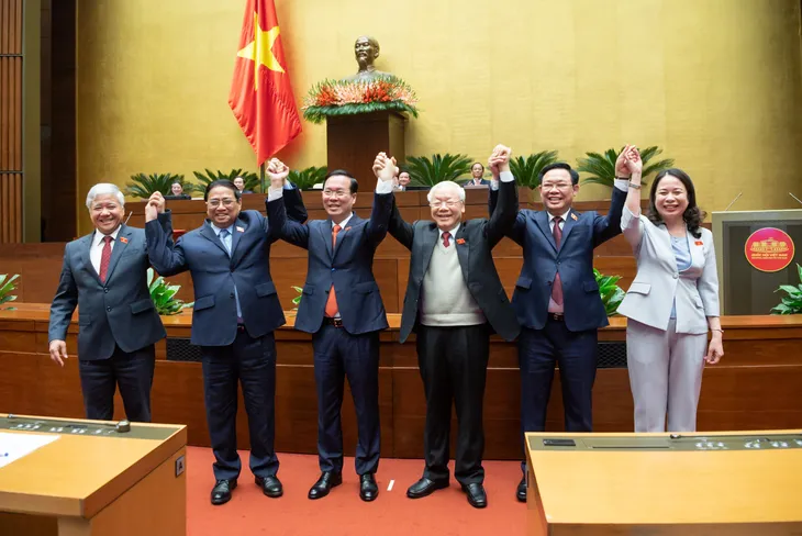 Tân Chủ tịch nước Võ Văn Thưởng: Việc gì có lợi cho dân phải hết sức làm, có hại đến dân phải hết sức tránh - Ảnh 3. Tân Chủ tịch nước Võ Văn Thưởng: Việc gì có lợi cho dân phải hết sức làm, có hại đến dân phải hết sức tránh - Ảnh 3.