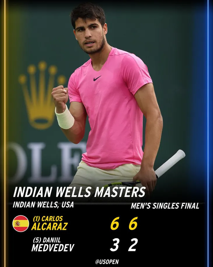 Vô địch Indian Wells, Alcaraz trở lại ngôi vị số 1 thế giới - Ảnh 1. Vô địch Indian Wells, Alcaraz trở lại ngôi vị số 1 thế giới - Ảnh 1.