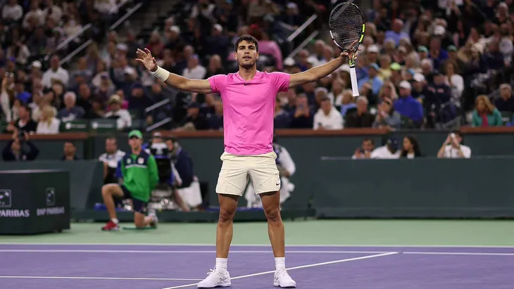 Vô địch Indian Wells, Alcaraz trở lại ngôi vị số 1 thế giới - Ảnh 2. Vô địch Indian Wells, Alcaraz trở lại ngôi vị số 1 thế giới - Ảnh 2.