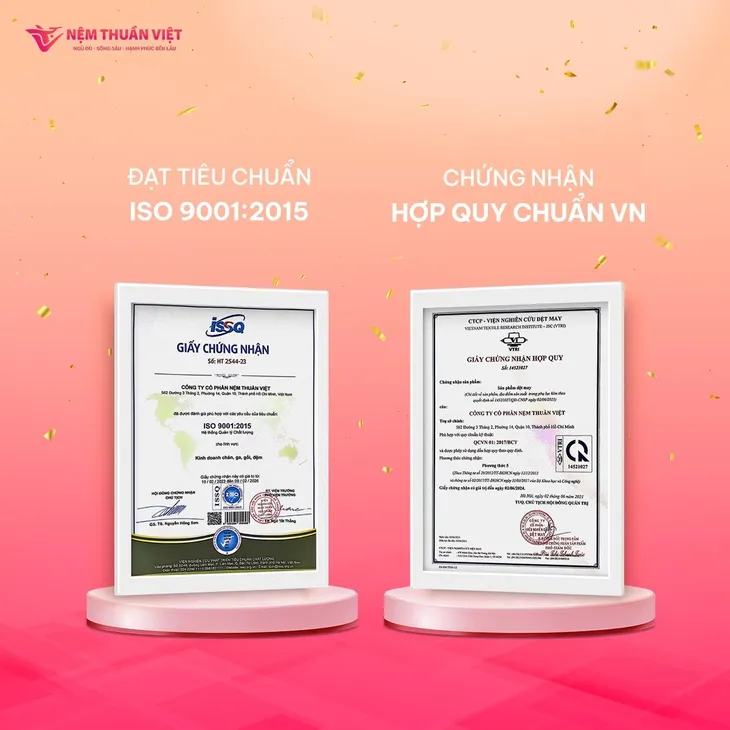 Nệm Thuần Việt - Thương hiệu đạt chứng nhận Hàng Việt Nam chất lượng cao - Ảnh 3. Nệm Thuần Việt - Thương hiệu đạt chứng nhận Hàng Việt Nam chất lượng cao - Ảnh 3.