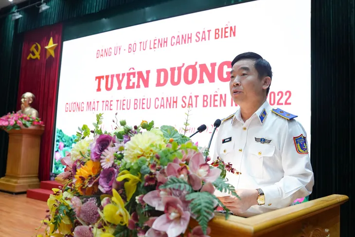 Tuyên dương gương mặt trẻ tiêu biểu Cảnh sát biển năm 2022 - Ảnh 1. Tuyên dương gương mặt trẻ tiêu biểu Cảnh sát biển năm 2022 - Ảnh 1.