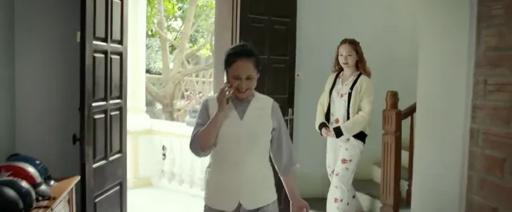 Gia đình mình vui bất thình lình - Tập 5: Hà và Trâm Anh giảng hòa, vui vẻ làm chị em dâu - Ảnh 23.