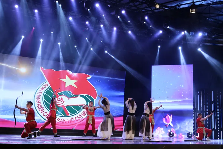 Rực rỡ sắc màu tại Dạ hội Thanh niên VTV 2023 - Ảnh 3. Rực rỡ sắc màu tại Dạ hội Thanh niên VTV 2023 - Ảnh 3.