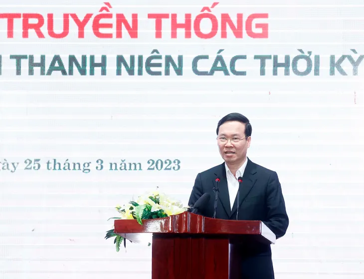 Chủ tịch nước gặp mặt cựu cán bộ Đoàn thanh niên qua các thời kỳ - Ảnh 2. Chủ tịch nước gặp mặt cựu cán bộ Đoàn thanh niên qua các thời kỳ - Ảnh 2.