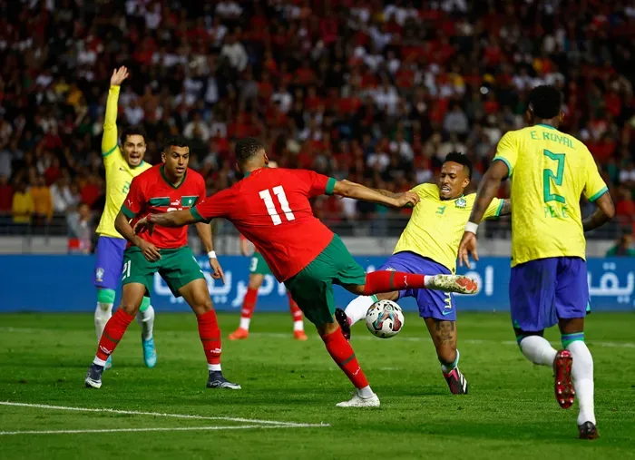 Giao hữu | Casemiro ghi bàn, ĐT Brazil vẫn thua Morocco - Ảnh 3. Giao hữu | Casemiro ghi bàn, ĐT Brazil vẫn thua Morocco - Ảnh 3.