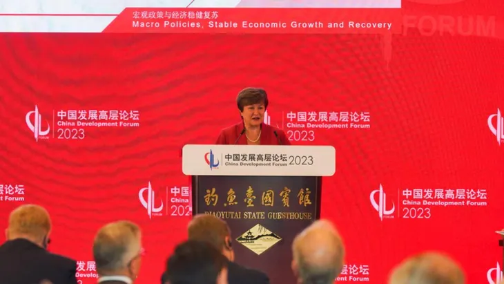 Tổng Giám đốc IMF: Rủi ro ổn định tài chính toàn cầu đang gia tăng - Ảnh 1. Tổng Giám đốc IMF: Rủi ro ổn định tài chính toàn cầu đang gia tăng - Ảnh 1.