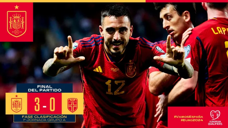 Vòng loại EURO 2024 | Tây Ban Nha thắng đậm Na Uy, Croatia chia điểm với xứ Wales - Ảnh 1. Vòng loại EURO 2024 | Tây Ban Nha thắng đậm Na Uy, Croatia chia điểm với xứ Wales - Ảnh 1.