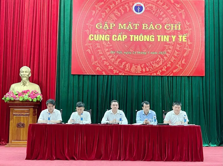 Bộ Y tế tổ chức gặp mặt báo chí cung cấp thông tin y tế quý I năm 2023 - Ảnh 1. Bộ Y tế tổ chức gặp mặt báo chí cung cấp thông tin y tế quý I năm 2023 - Ảnh 1.