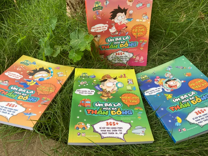 Bộ sách khoa học “Úm ba la, hóa ra thần đồng” giúp trẻ khám phá thế giới - Ảnh 1. Bộ sách khoa học “Úm ba la, hóa ra thần đồng” giúp trẻ khám phá thế giới - Ảnh 1.