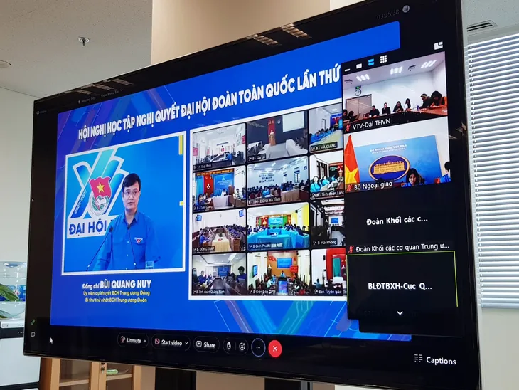 Tuổi trẻ VTV học tập, quán triệt Nghị quyết Đại hội Đoàn toàn quốc lần thứ XII - Ảnh 1. Tuổi trẻ VTV học tập, quán triệt Nghị quyết Đại hội Đoàn toàn quốc lần thứ XII - Ảnh 1.