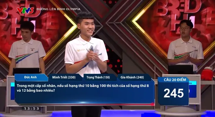 Đường lên đỉnh Olympia 23: Nam sinh Huế giành 330 điểm bước vào thi Tháng - Ảnh 6. Đường lên đỉnh Olympia 23: Nam sinh Huế giành 330 điểm bước vào thi Tháng - Ảnh 6.