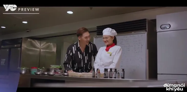 Đừng nói khi yêu - Tập 17: Quy - Ly tán tỉnh nhau ngay trong bếp - Ảnh 3. Đừng nói khi yêu - Tập 17: Quy - Ly tán tỉnh nhau ngay trong bếp - Ảnh 3.
