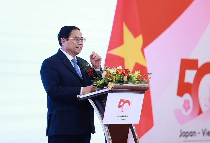Thủ tướng mong muốn doanh nghiệp Nhật Bản đầu tư nhiều hơn vào Việt Nam - Ảnh 1. Thủ tướng mong muốn doanh nghiệp Nhật Bản đầu tư nhiều hơn vào Việt Nam - Ảnh 1.