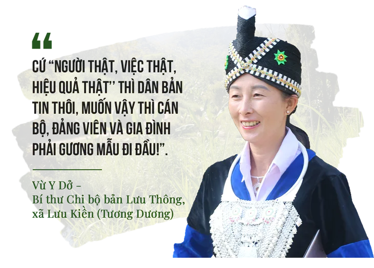 Nữ Bí thư vác tù và ở vùng núi Nghệ An - Ảnh 1. Nữ Bí thư vác tù và ở vùng núi Nghệ An - Ảnh 1.