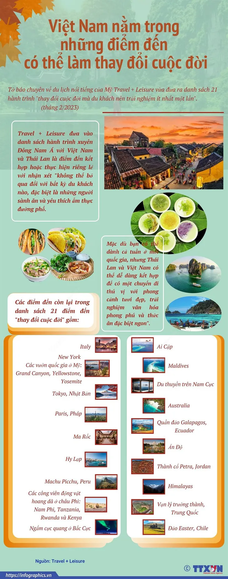 Việt Nam nằm trong những điểm đến có thể làm thay đổi cuộc đời - Ảnh 1. Việt Nam nằm trong những điểm đến có thể làm thay đổi cuộc đời - Ảnh 1.