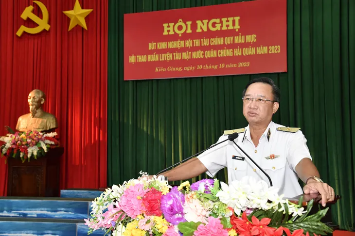 Khắc phục khó khăn, triển khai nghiêm túc, chất lượng Hội thao huấn luyện tàu mặt nước - Ảnh 1. Khắc phục khó khăn, triển khai nghiêm túc, chất lượng Hội thao huấn luyện tàu mặt nước - Ảnh 1.