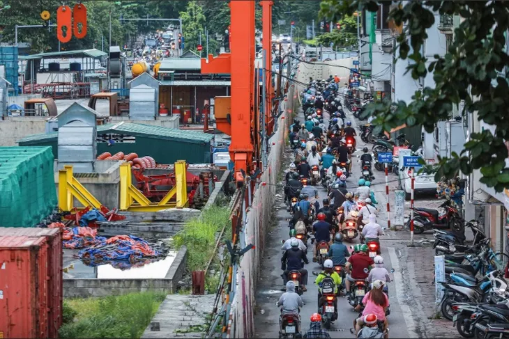 Hoàn trả mặt đường tuyến metro Nhổn - Ga Hà Nội - Ảnh 9. Hoàn trả mặt đường tuyến metro Nhổn - Ga Hà Nội - Ảnh 9.