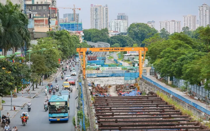 Hoàn trả mặt đường tuyến metro Nhổn - Ga Hà Nội - Ảnh 8. Hoàn trả mặt đường tuyến metro Nhổn - Ga Hà Nội - Ảnh 8.