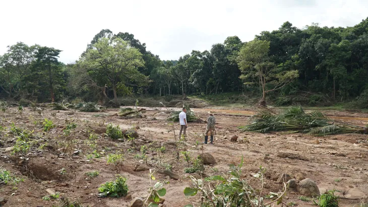 Vỡ đập thủy điện Ia Glae 2, nhiều diện tích hoa màu của người dân mất trắng - Ảnh 3. Vỡ đập thủy điện Ia Glae 2, nhiều diện tích hoa màu của người dân mất trắng - Ảnh 3.