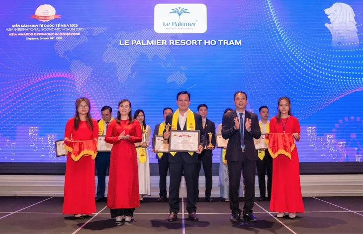 Le Palmier Hồ Tràm Resort là Điểm đến nghỉ dưỡng tiêu biểu châu Á 2023 - Ảnh 1. Le Palmier Hồ Tràm Resort là Điểm đến nghỉ dưỡng tiêu biểu châu Á 2023 - Ảnh 1.