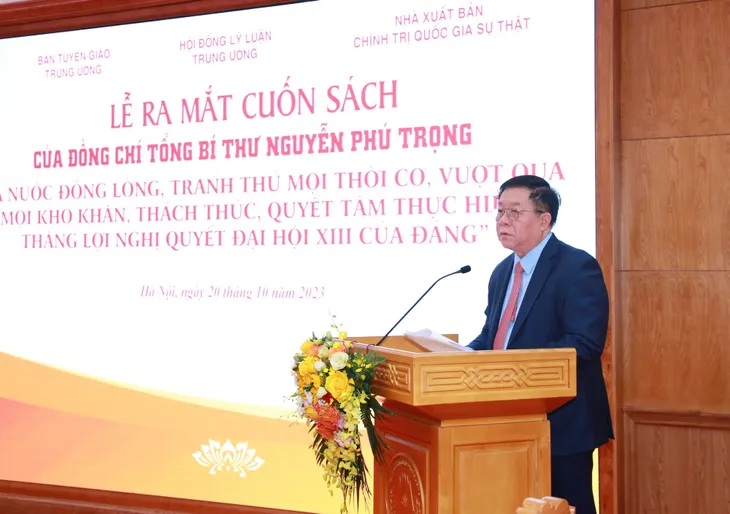 Ra mắt sách của Tổng Bí thư về thực hiện Nghị quyết Đại hội XIII - Ảnh 2. Ra mắt sách của Tổng Bí thư về thực hiện Nghị quyết Đại hội XIII - Ảnh 2.