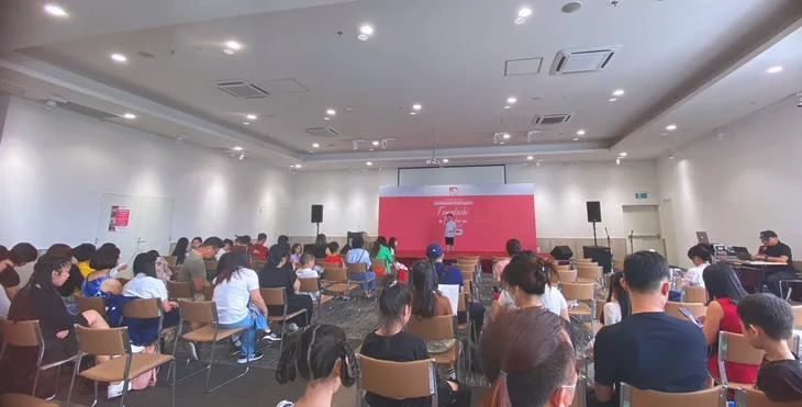Hàng trăm giọng ca nhí tham gia sơ tuyển Dự án ca khúc hữu nghị Việt - Nhật tại Hà Nội - Ảnh 3. Hàng trăm giọng ca nhí tham gia sơ tuyển Dự án ca khúc hữu nghị Việt - Nhật tại Hà Nội - Ảnh 3.