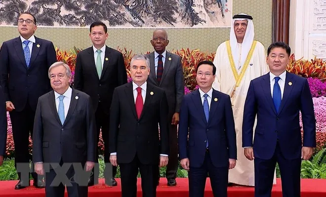 Diễn đàn cấp cao Vành đai và Con đường: Thúc đẩy chủ nghĩa đa phương, góp phần kết nối hạ tầng, liên kết kinh tế toàn cầu - Ảnh 3. Diễn đàn cấp cao Vành đai và Con đường: Thúc đẩy chủ nghĩa đa phương, góp phần kết nối hạ tầng, liên kết kinh tế toàn cầu - Ảnh 3.