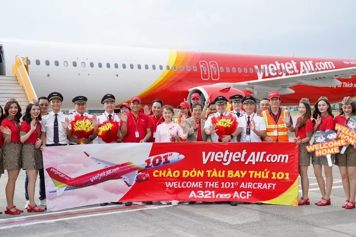 Liên tục nhận tàu bay mới, Vietjet đón tàu bay thứ 101 - Ảnh 3. Liên tục nhận tàu bay mới, Vietjet đón tàu bay thứ 101 - Ảnh 3.