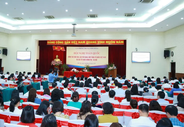 Thường trực Ban Bí thư Trương Thị Mai: Nâng cao chất lượng, hiệu quả công tác văn thư, lưu trữ - Ảnh 1. Thường trực Ban Bí thư Trương Thị Mai: Nâng cao chất lượng, hiệu quả công tác văn thư, lưu trữ - Ảnh 1.