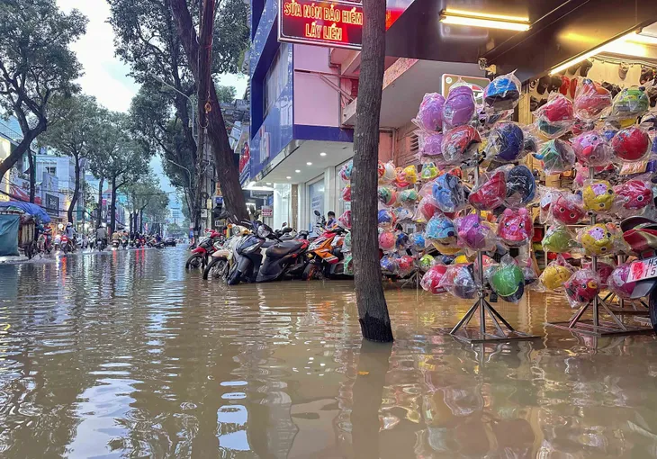 Cần Thơ: Triều cường vượt mức báo động 3 - Ảnh 1. Cần Thơ: Triều cường vượt mức báo động 3 - Ảnh 1.