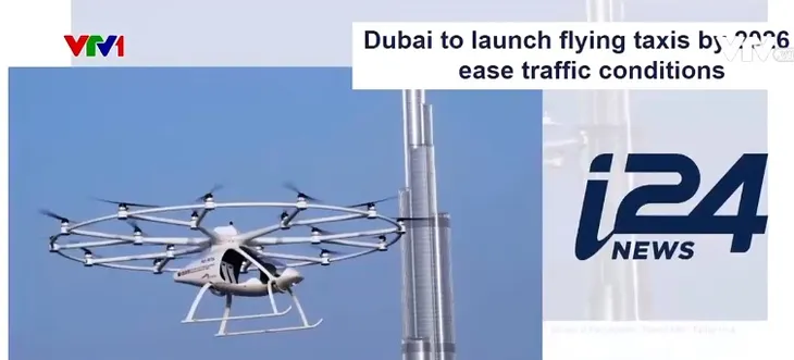 Dubai sẽ đưa taxi bay vào hoạt động thương mại từ năm 2026 - Ảnh 1. Dubai sẽ đưa taxi bay vào hoạt động thương mại từ năm 2026 - Ảnh 1.