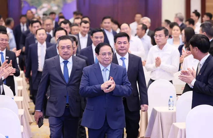 Thủ tướng Phạm Minh Chính dự Lễ ký kết và triển khai Chuỗi dự án khí - điện Lô B - Ô Môn - Ảnh 1. Thủ tướng Phạm Minh Chính dự Lễ ký kết và triển khai Chuỗi dự án khí - điện Lô B - Ô Môn - Ảnh 1.