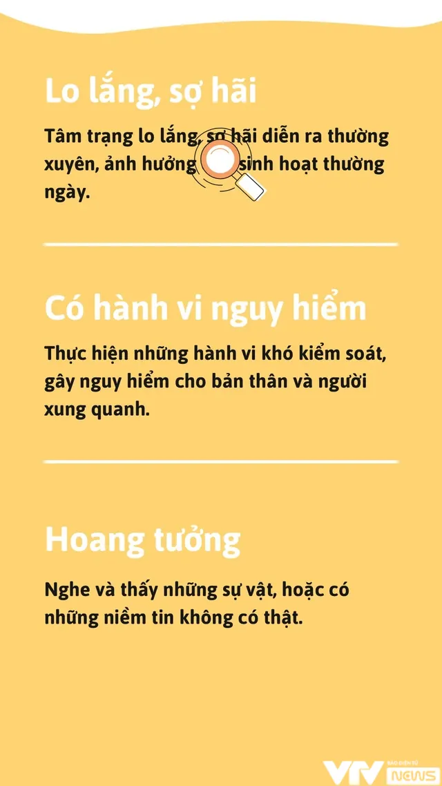 Infographic: Những triệu chứng báo hiệu nguy cơ rối loạn tâm thần - Ảnh 3. Infographic: Những triệu chứng báo hiệu nguy cơ rối loạn tâm thần - Ảnh 3.