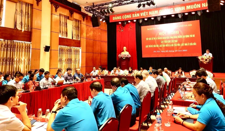 Công đoàn góp ý kiến vào các dự luật - Ảnh 1. Công đoàn góp ý kiến vào các dự luật - Ảnh 1.