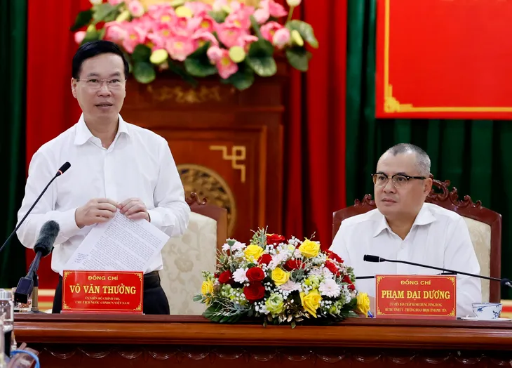Chủ tịch nước Võ Văn Thưởng làm việc với lãnh đạo tỉnh Phú Yên - Ảnh 2. Chủ tịch nước Võ Văn Thưởng làm việc với lãnh đạo tỉnh Phú Yên - Ảnh 2.