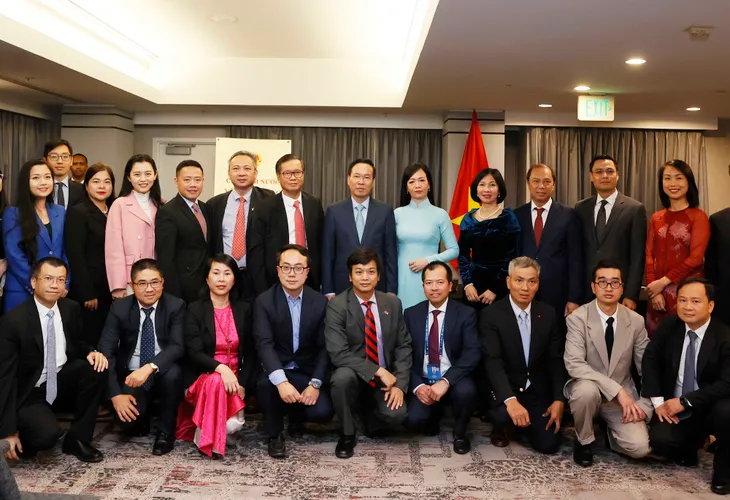 Chủ tịch nước Võ Văn Thưởng gặp các cơ quan đại diện Việt Nam tại Hoa Kỳ - Ảnh 1. Chủ tịch nước Võ Văn Thưởng gặp các cơ quan đại diện Việt Nam tại Hoa Kỳ - Ảnh 1.