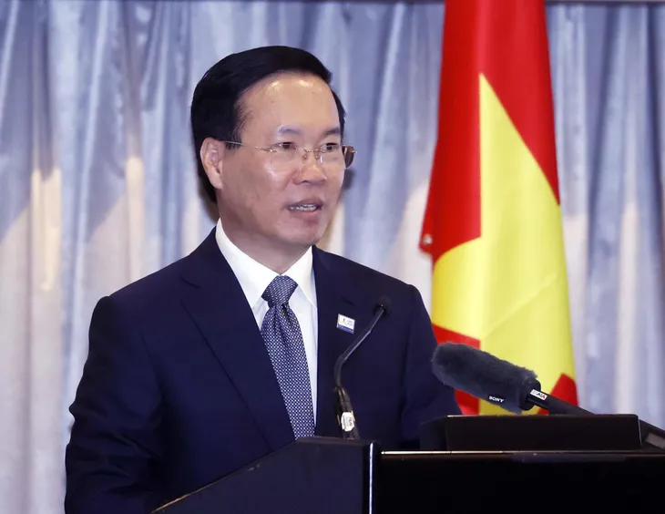 Chủ tịch nước Võ Văn Thưởng dự Tọa đàm bàn tròn kết nối doanh nghiệp và địa phương Việt Nam-Hoa Kỳ - Ảnh 2. Chủ tịch nước Võ Văn Thưởng dự Tọa đàm bàn tròn kết nối doanh nghiệp và địa phương Việt Nam-Hoa Kỳ - Ảnh 2.
