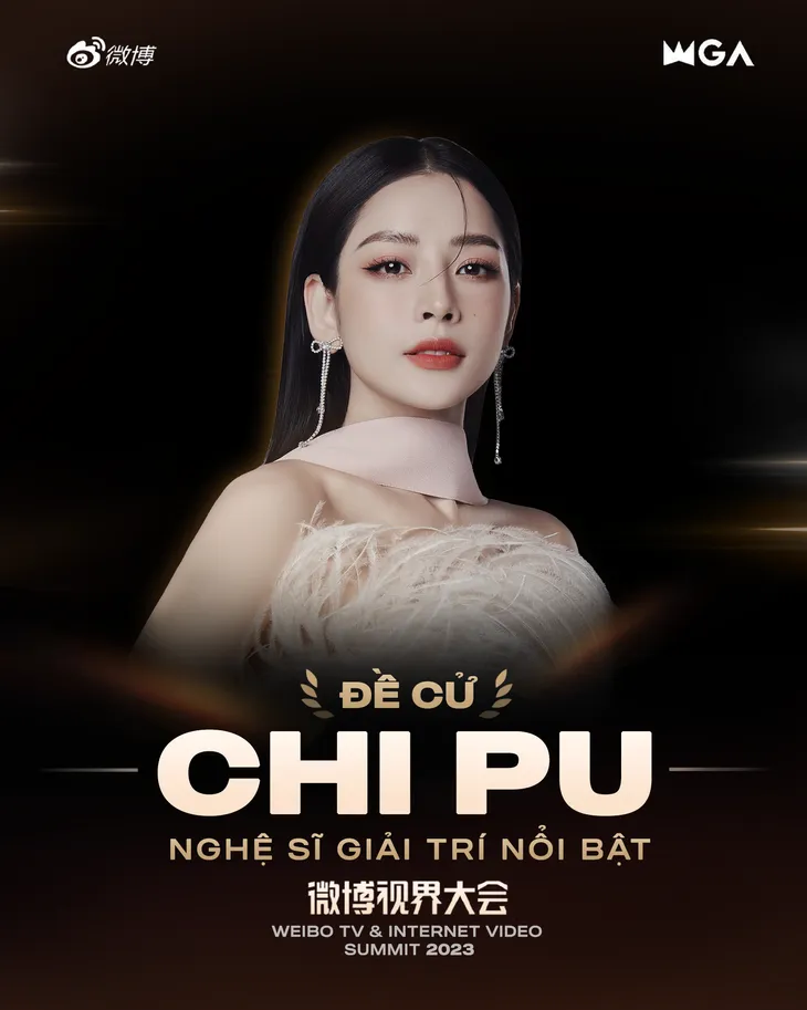 Chi Pu lọt đề cử các nghệ sĩ giải trí nổi bật nhất Trung Quốc 2023 - Ảnh 1. Chi Pu lọt đề cử các nghệ sĩ giải trí nổi bật nhất Trung Quốc 2023 - Ảnh 1.