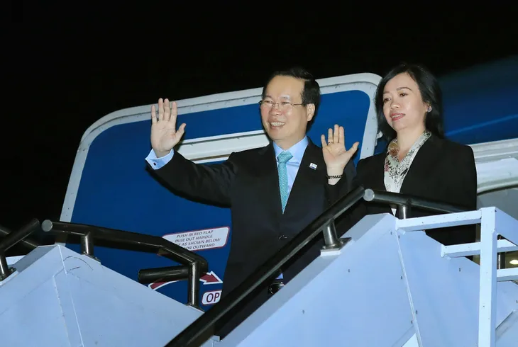 Chủ tịch nước Võ Văn Thưởng kết thúc tốt đẹp chuyến tham dự Tuần lễ Cấp cao APEC 2023 tại Hoa Kỳ - Ảnh 1. Chủ tịch nước Võ Văn Thưởng kết thúc tốt đẹp chuyến tham dự Tuần lễ Cấp cao APEC 2023 tại Hoa Kỳ - Ảnh 1.