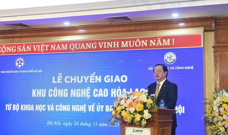 Chuyển giao Khu Công nghệ cao Hòa Lạc về UBND TP Hà Nội quản lý - Ảnh 2. Chuyển giao Khu Công nghệ cao Hòa Lạc về UBND TP Hà Nội quản lý - Ảnh 2.
