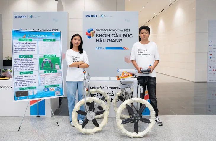 Argo Robot và hộp y tế thông minh giành quán quân Solve for Tomorrow 2023 - Ảnh 2. Argo Robot và hộp y tế thông minh giành quán quân Solve for Tomorrow 2023 - Ảnh 2.