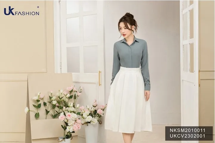 UK Fashion – Thời trang công sở nữ phong cách Hàn Quốc hàng đầu Việt Nam - Ảnh 3. UK Fashion – Thời trang công sở nữ phong cách Hàn Quốc hàng đầu Việt Nam - Ảnh 3.
