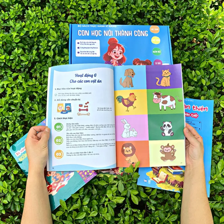Bộ sách Con học nói thành công: Khám phá sứ mệnh phát triển ngôn ngữ của trẻ - Ảnh 5. Bộ sách Con học nói thành công: Khám phá sứ mệnh phát triển ngôn ngữ của trẻ - Ảnh 5.