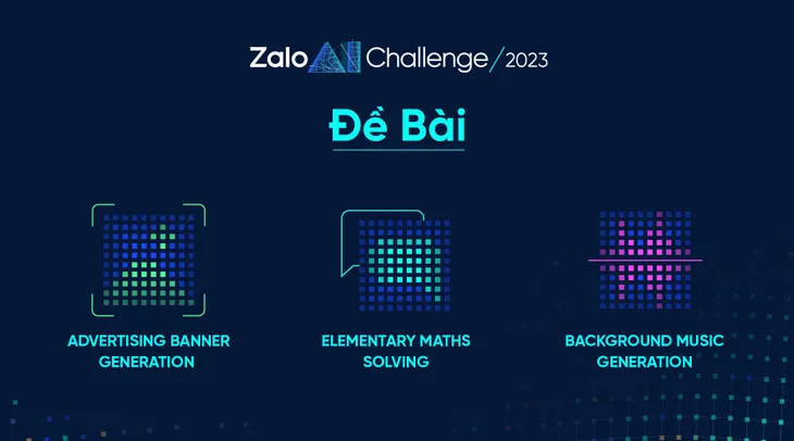 Xây dựng mô hình AI tự giải toán, thiết kế hình ảnh và sáng tác nhạc tại Zalo AI Challenge 2023 - Ảnh 1. Xây dựng mô hình AI tự giải toán, thiết kế hình ảnh và sáng tác nhạc tại Zalo AI Challenge 2023 - Ảnh 1.