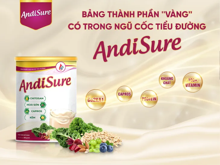 Công thức đột phá khiến hàng triệu người tin dùng ngũ cốc tiểu đường Andisure mỗi ngày - Ảnh 2. Công thức đột phá khiến hàng triệu người tin dùng ngũ cốc tiểu đường Andisure mỗi ngày - Ảnh 2.