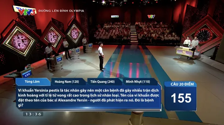 Đường lên đỉnh Olympia: Nam sinh Thanh Hóa toàn thắng, giành giải Nhất tuần - Ảnh 8. Đường lên đỉnh Olympia: Nam sinh Thanh Hóa toàn thắng, giành giải Nhất tuần - Ảnh 8.