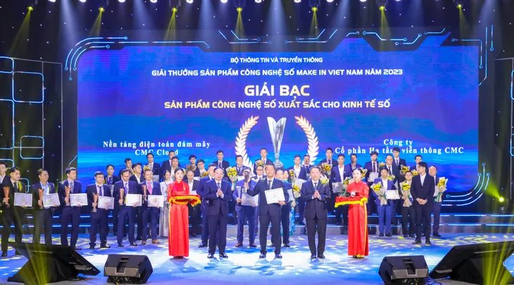 CMC Cloud giành giải Bạc sản phẩm Make in Viet Nam 2023 xuất sắc cho Kinh tế số - Ảnh 2.