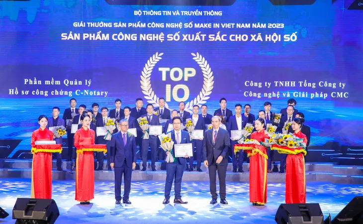 CMC Cloud giành giải Bạc sản phẩm Make in Viet Nam 2023 xuất sắc cho Kinh tế số - Ảnh 3.
