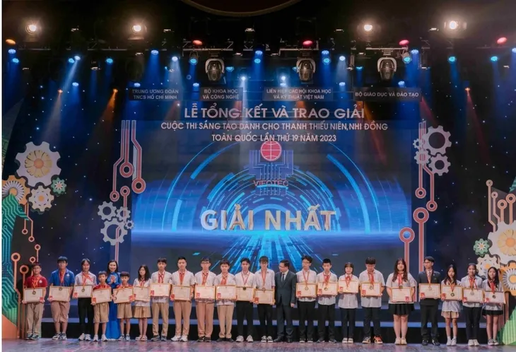 Cuộc thi Sáng tạo dành cho thanh thiếu niên, nhi đồng toàn quốc lần thứ 19: Vinh danh 106 đề tài - Ảnh 1.