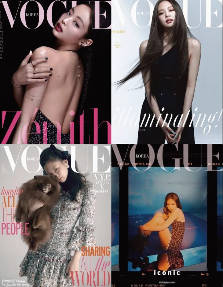 Jennie (BLACKPINK) - Ngôi sao lên bìa Vogue nhiều nhất năm 2023 - Ảnh 1. Jennie (BLACKPINK) - Ngôi sao lên bìa Vogue nhiều nhất năm 2023 - Ảnh 1.